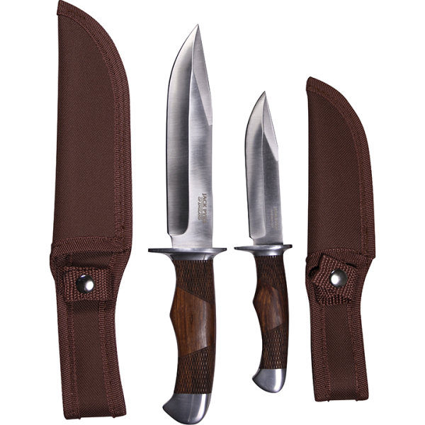 Jack Pyke Hunters Knife Set (2 Piece Rosewood)