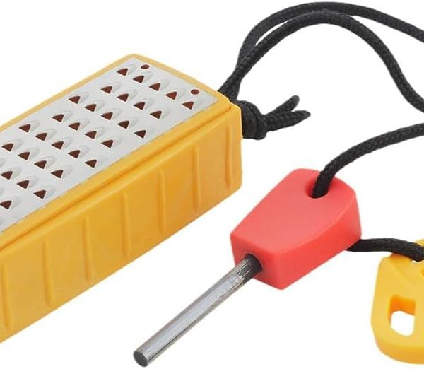 All-in-One Flint Kit Fire Starter Survival Tool Mini Grater