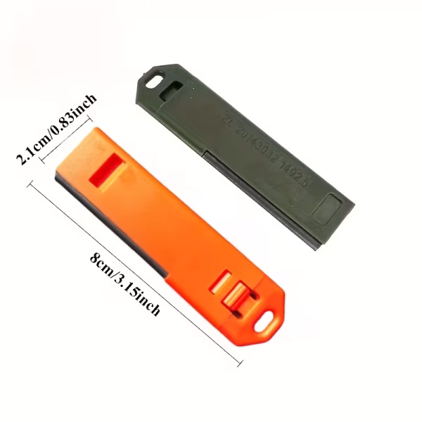 3-in-1 Outdoor Survival Tool (Whistle & Fire Starter)